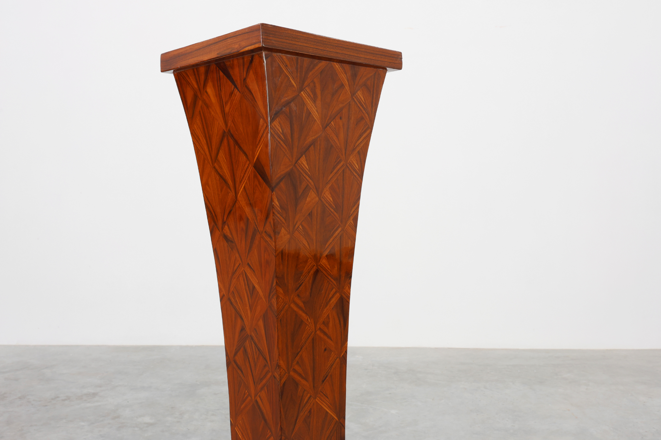 Large Art Deco Console in Wood Marquetry, France ca. 1920 thumbnail